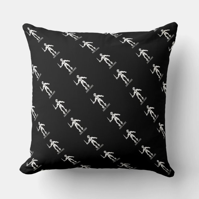 Paul McGehee "Black Bart's 2nd Flag" Pirate Pillow (Front)