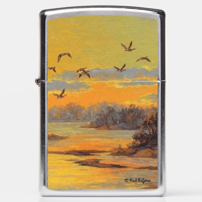 Paul McGehee "Canadian Sunset" Zippo® Lighter (Front)