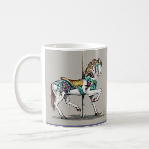 Paul McGehee Carousel Horse_Ocean City MD Mug