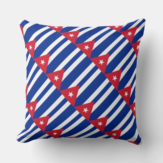 Paul McGehee "Cuban Flag" Pillow (Front)