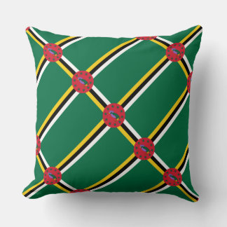 Paul McGehee "Dominica Flag" Pillow