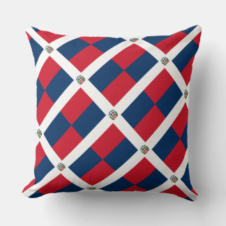 Paul McGehee "Dominican Republic Flag" Pillow