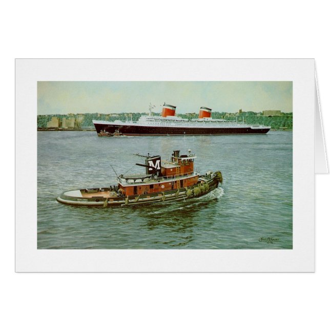 Paul McGehee "Hudson River Departure" Card (Front Horizontal)
