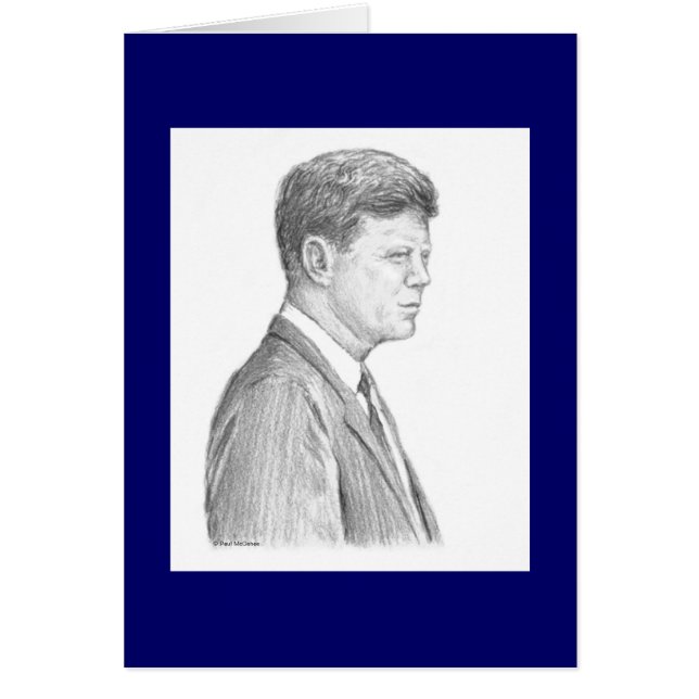 Paul McGehee "John F. Kennedy" Card (Front)
