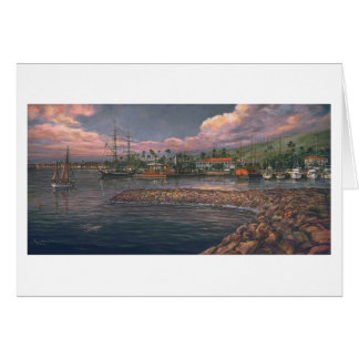 Paul McGehee "Lahaina Harbor at Twilight" Card