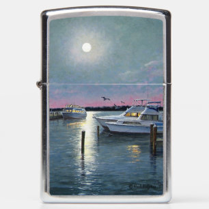 Paul McGehee "Moonlit Harbor" Zippo® Lighter
