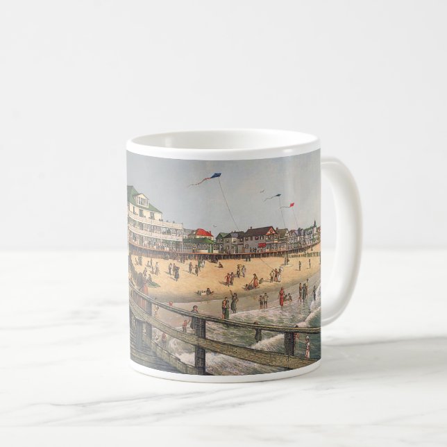 Paul McGehee "Ocean City Panorama - 1915" Mug (Front Right)