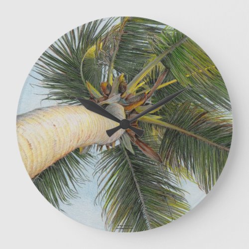 Paul McGehee Palm Tree Clock