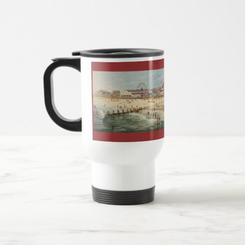 Paul McGehee Rehoboth Beach Panorama Travel Mug