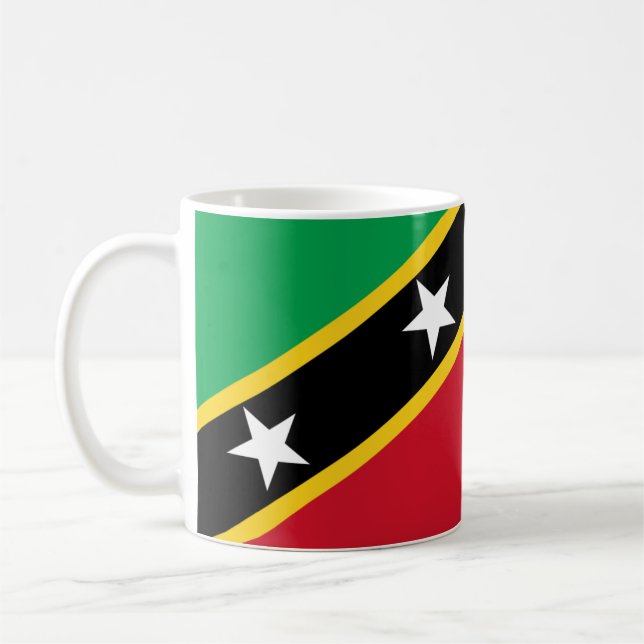 Paul McGehee "St. Kitts & Nevis Flag" Mug (Left)