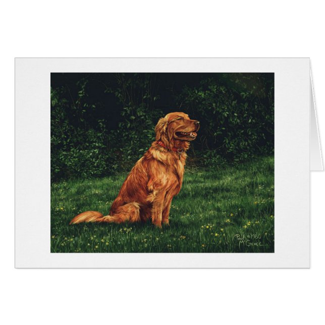 Paul McGehee "The Golden Retriever" Card (Front Horizontal)