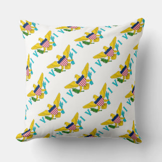 Paul McGehee "U.S. Virgin Islands Flag" Pillow