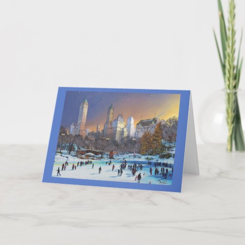 Paul McGehee Winter in Central Park Card