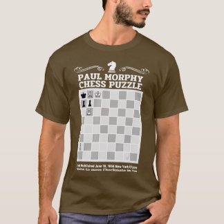 Paul Morphy Chess Puzzle Chess player T-Shirt