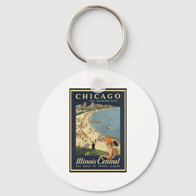 Paul Proehl Chicago Vacation City Keychain (Front)