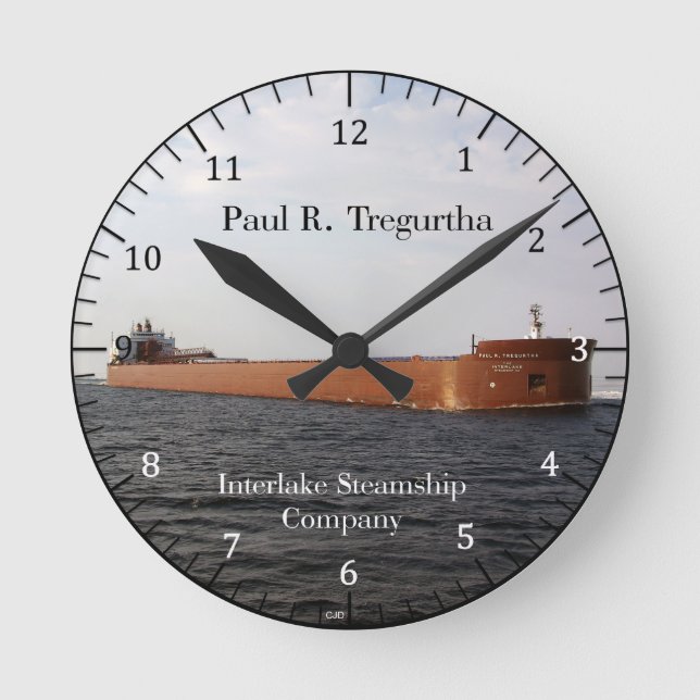 Paul R. Tregurtha clock (Front)