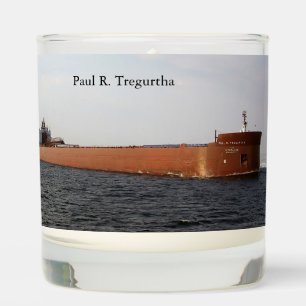 Paul R. Tregurtha glass candle