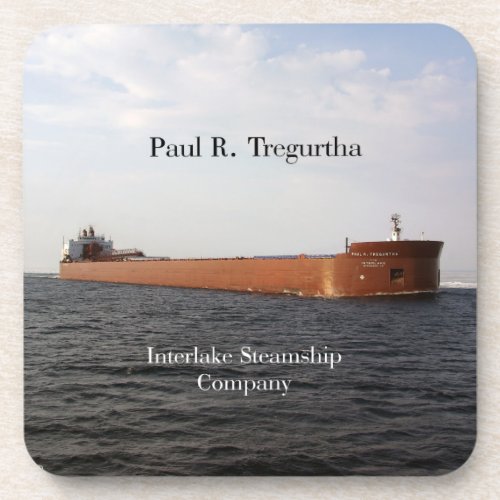 Paul R Tregurtha set of 6 hard plastic coasters