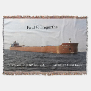 Paul R. Tregurtha throw blanket