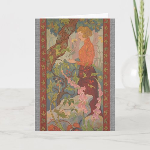 Paul Ranson Les Digitales Foxglove CC0119 Birthday Card