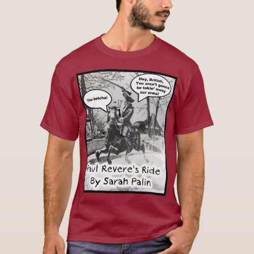 Paul Revere Firing Shots Ringing Bells V 20 T_Shirt