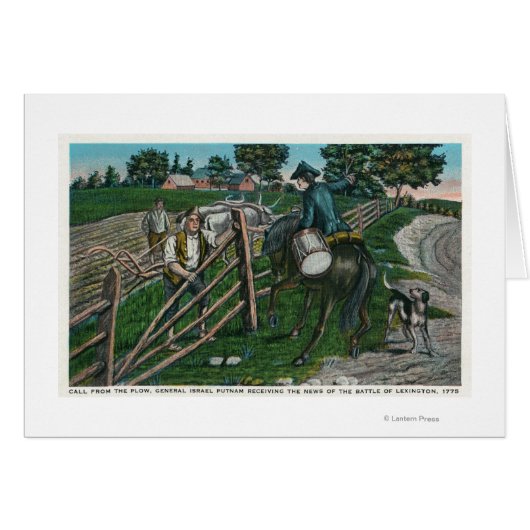 Paul Revere Informing Gen. Israel Putnam (Front Horizontal)