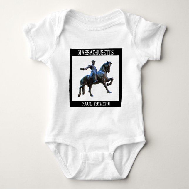 Paul Revere (Massachusetts) Baby Bodysuit (Front)