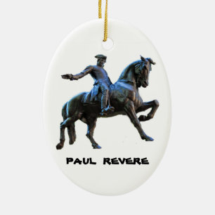 Paul Revere (Massachusetts) Ceramic Ornament