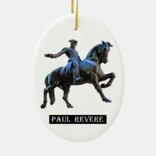 Paul Revere (Massachusetts) Ceramic Ornament
