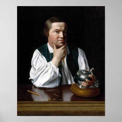Paul Revere Portrait _ John Singleton Copley 1768 Poster