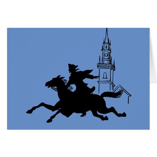 Paul Revere's Ride Cards (Front Horizontal)