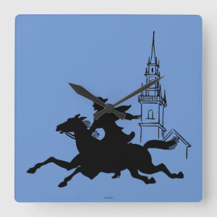 Paul Revere's Ride Square Wall Clock