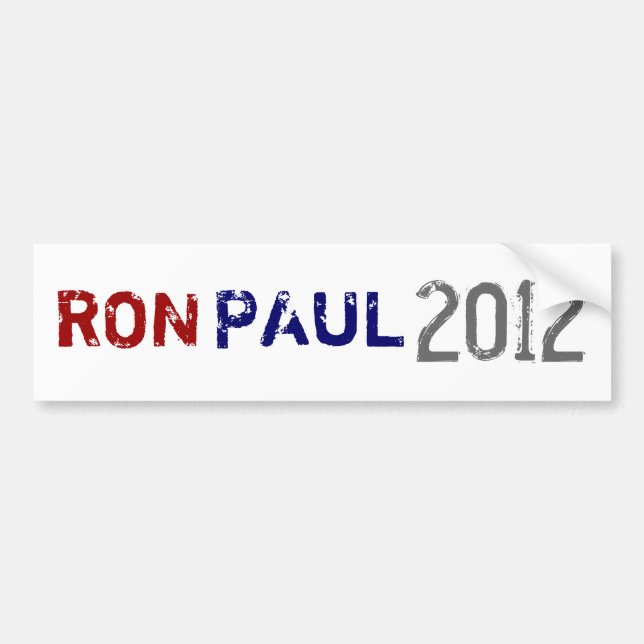 PAUL, RON, 2012 BUMPER STICKER (Front)