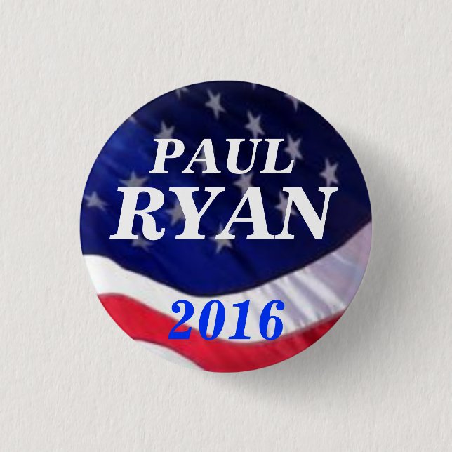 Paul Ryan 2016 Button (Front)