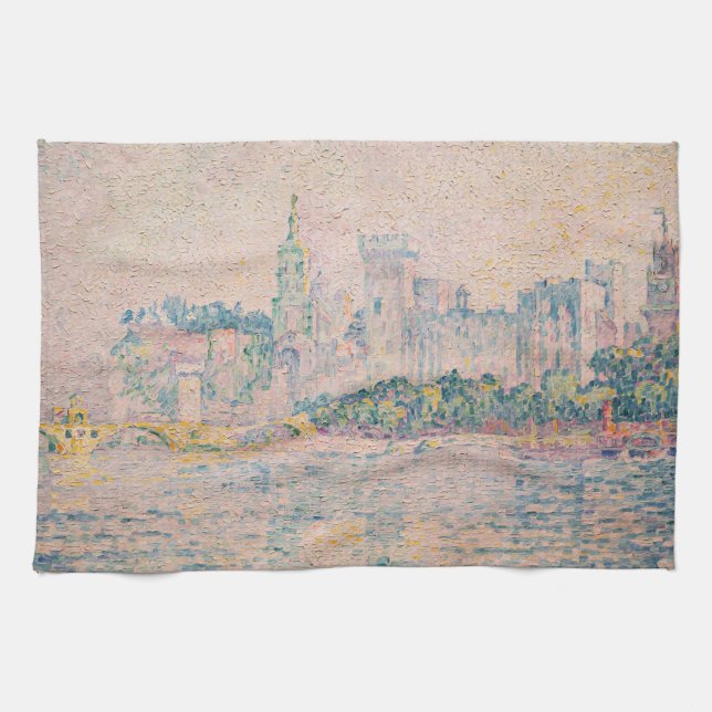Paul Signac - Avignon, Morning Kitchen Towel (Horizontal)