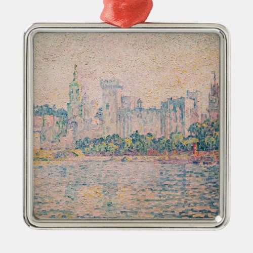 Paul Signac _ Avignon Morning Metal Ornament