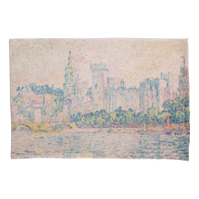 Paul Signac - Avignon, Morning Pillow Case (Front)