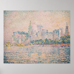 Paul Signac - Avignon, Morning Poster
