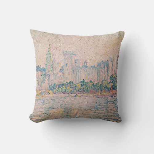 Paul Signac _ Avignon Morning Throw Pillow