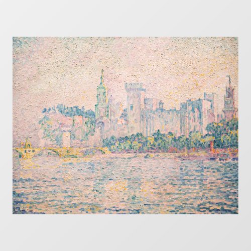 Paul Signac _ Avignon Morning Window Cling