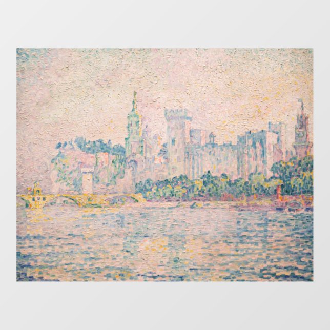 Paul Signac - Avignon, Morning Window Cling (Sheet)