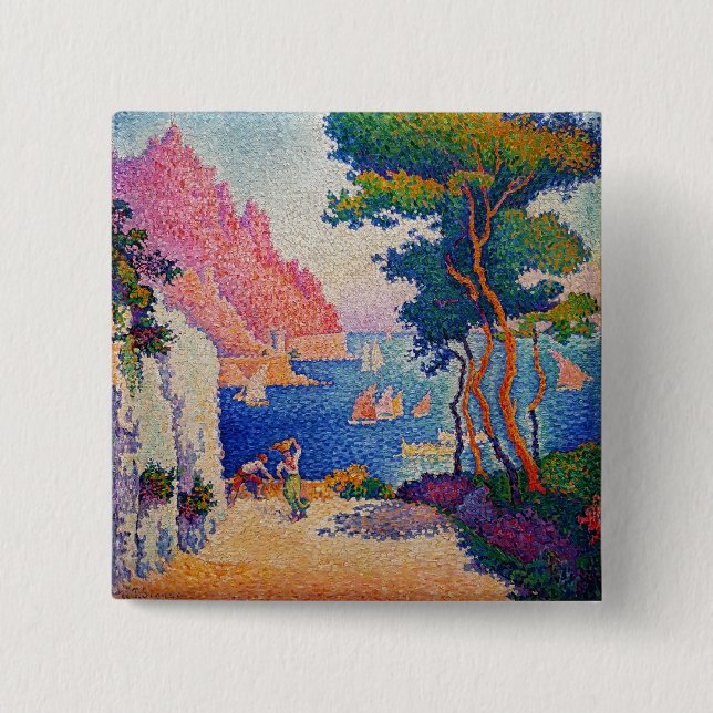 Paul Signac - Capo di Noli Button (Front)