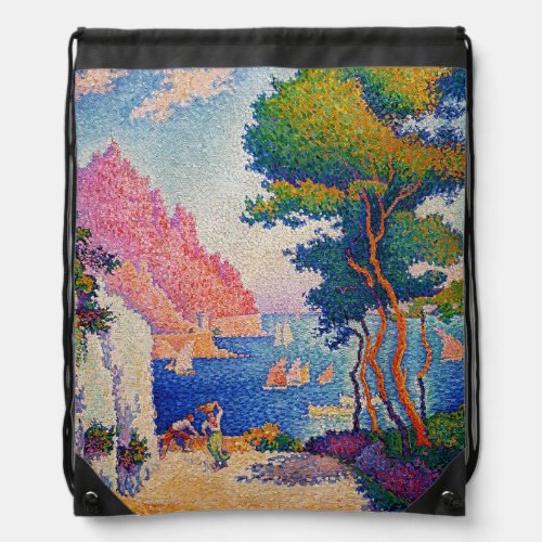 Paul Signac _ Capo di Noli Drawstring Bag