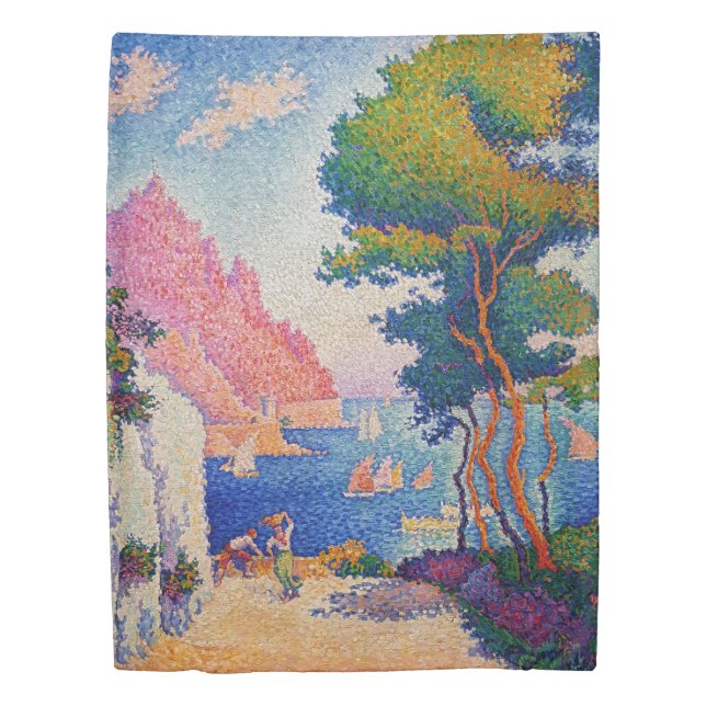 Paul Signac - Capo di Noli Duvet Cover (Front)