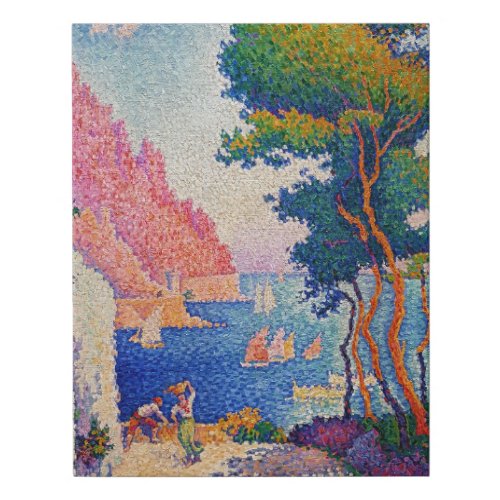 Paul Signac _ Capo di Noli Faux Canvas Print