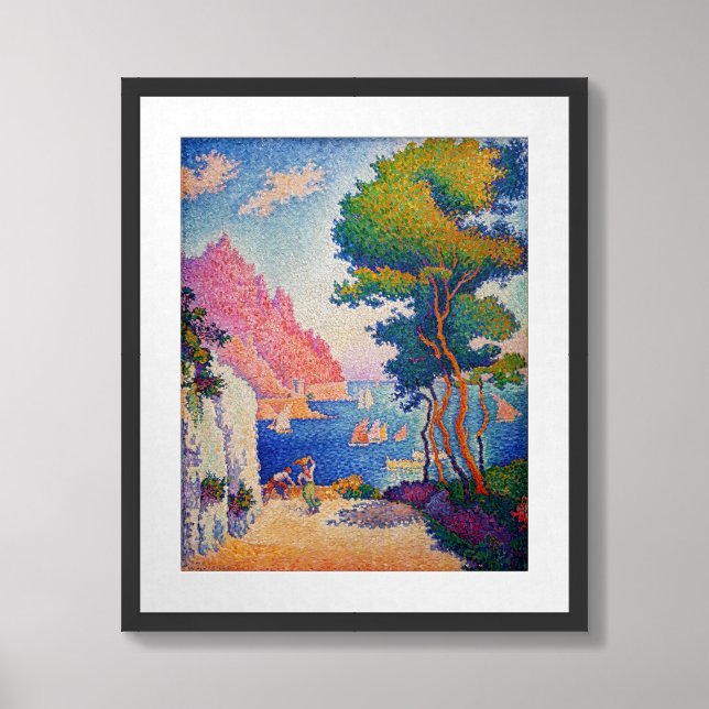 Paul Signac - Capo di Noli Framed Art (Framed Front)