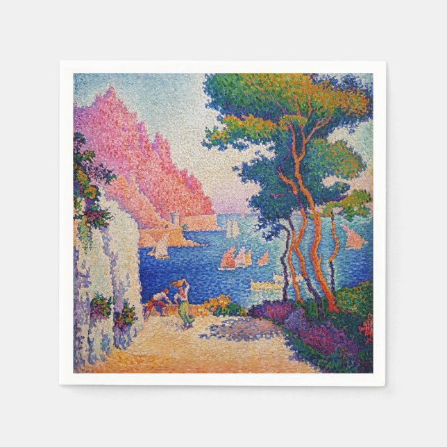 Paul Signac - Capo di Noli Napkins (Front)