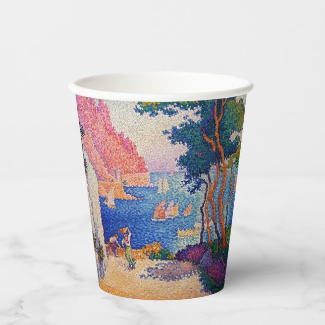 Paul Signac - Capo di Noli Paper Cups (Front)