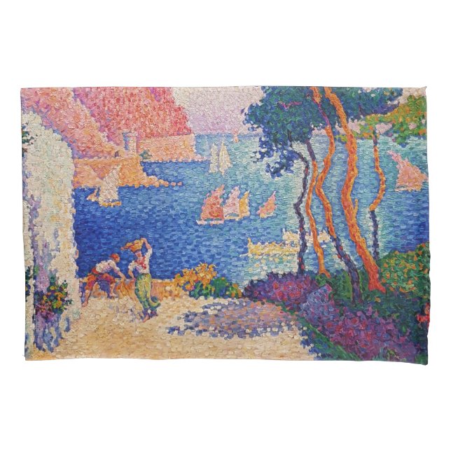 Paul Signac - Capo di Noli Pillow Case (Front)