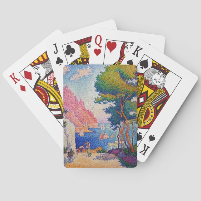 Paul Signac - Capo di Noli Poker Cards (Back)